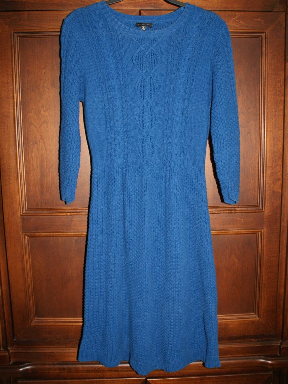 The Limited Blue Sweater Dress - size Large Tall - LIKE NEW